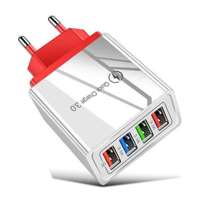 Carregador usb carga rápida 3.0 3.1a - GM variedades