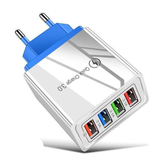 Carregador usb carga rápida 3.0 3.1a - GM variedades