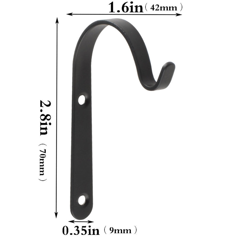 Conjunto Suporte De Pendurar De Metal Em Formato De J - GM variedades