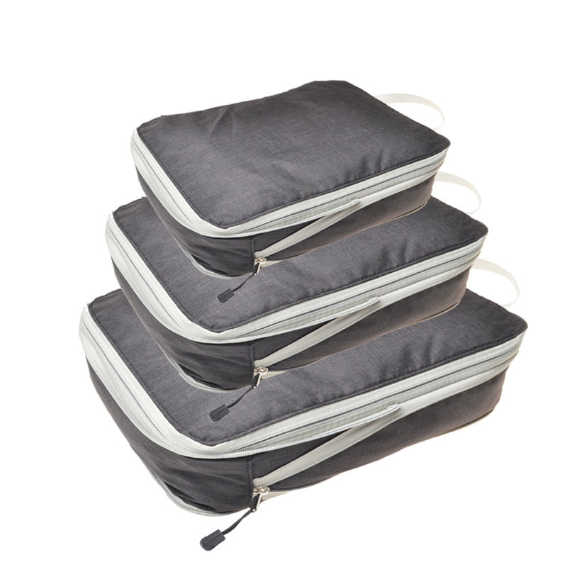 Conjunto de bolsas organizadoras para viagem - GM variedades