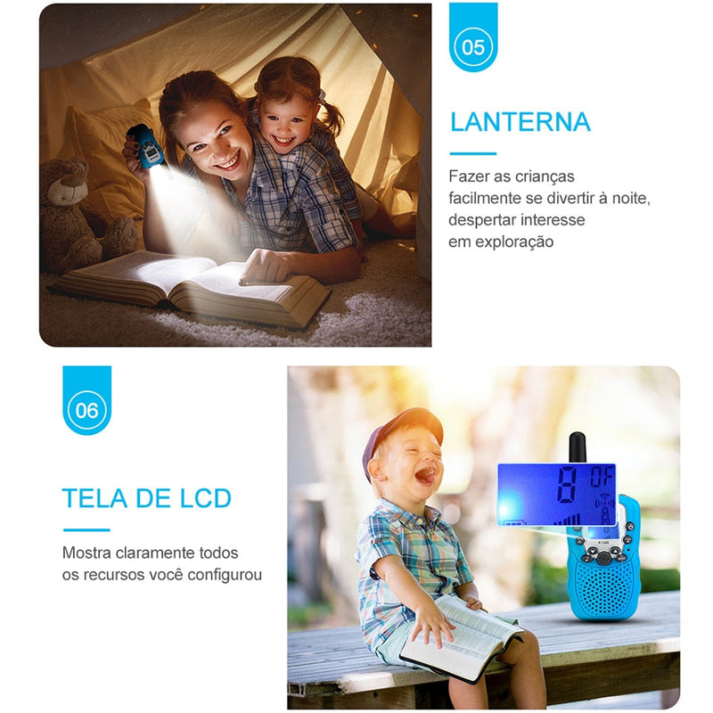 Walkie Talkie Portátil infantil - GM variedades