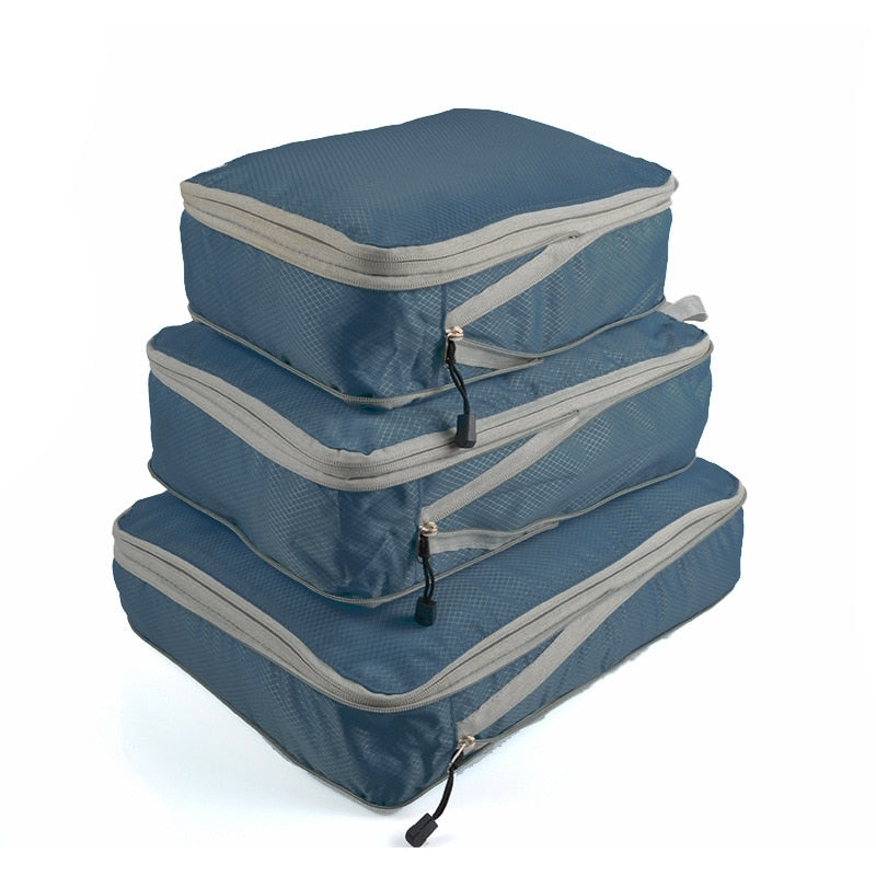 Conjunto de bolsas organizadoras para viagem - GM variedades