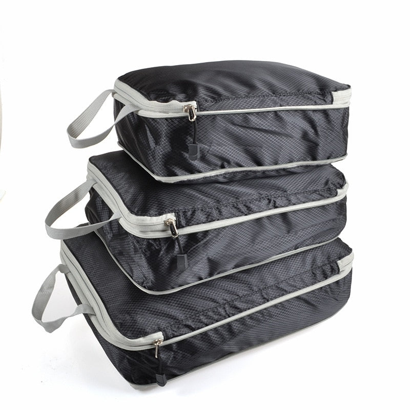 Conjunto de bolsas organizadoras para viagem - GM variedades