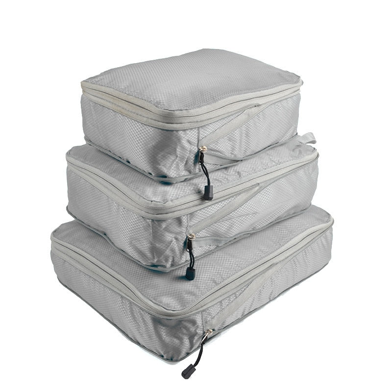 Conjunto de bolsas organizadoras para viagem - GM variedades