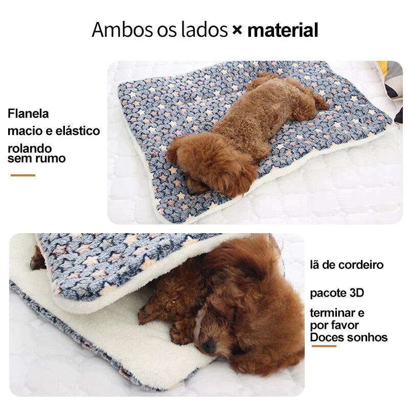 Cobertor peludo - serve como caminha para seu pet - GM variedades