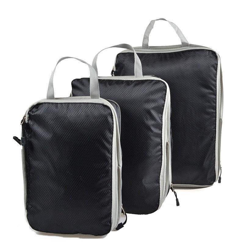 Conjunto de bolsas organizadoras para viagem - GM variedades